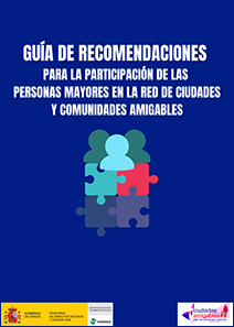 Portada Guía de recomendaciones para la participación de las personas mayores en la Red de Ciudades y Comunidades Amigables